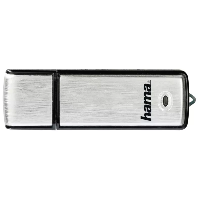 Hama Fancy USB atmintukas 64 GB 2.0 Juodas, Sidabrinis