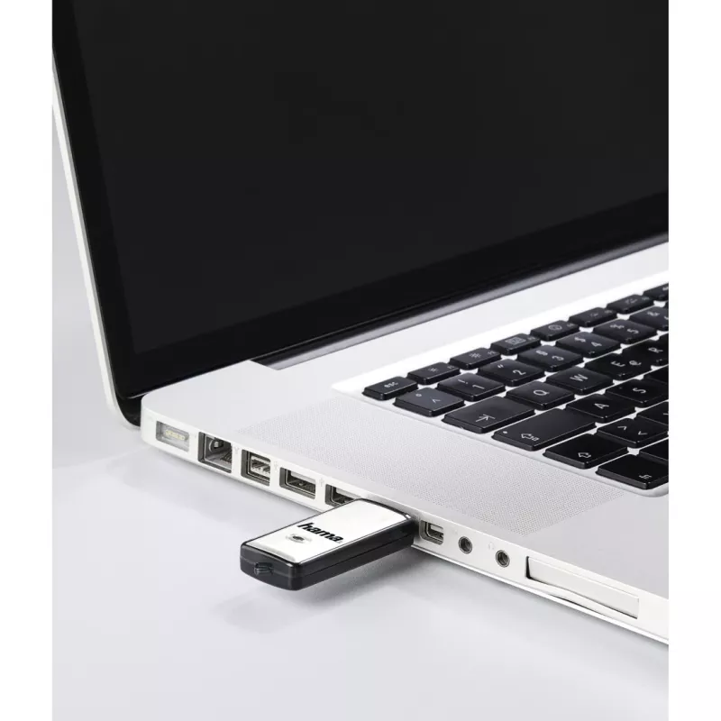 Hama Fancy USB atmintukas 64 GB 2.0 Juodas, Sidabrinis