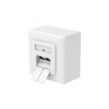 Hama 00300029 kištukinis lizdas 2 x RJ-45 Baltas