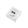 Hama 00300029 kištukinis lizdas 2 x RJ-45 Baltas
