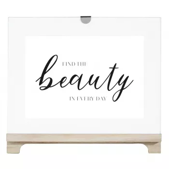 Hama Beauty Single paveikslėlių rėmelis Skaidrus, Baltas