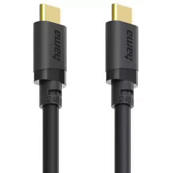 Hama 00202009 USB 3.2 Gen 1 (3.1 Gen 1) laidas USB C 1,5 m 5 Gbit/s 240 W Juodas