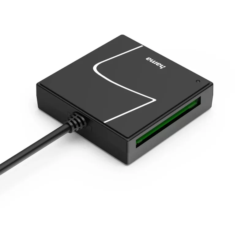 Hama 00200148 kortelių skaitytuvas USB 3.2 Gen 1 (3.1 Gen 1) Type-A/Type-C juodas