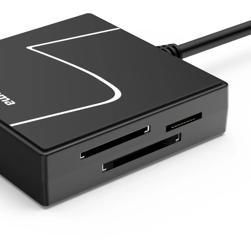 Hama 00200148 kortelių skaitytuvas USB 3.2 Gen 1 (3.1 Gen 1) Type-A/Type-C juodas