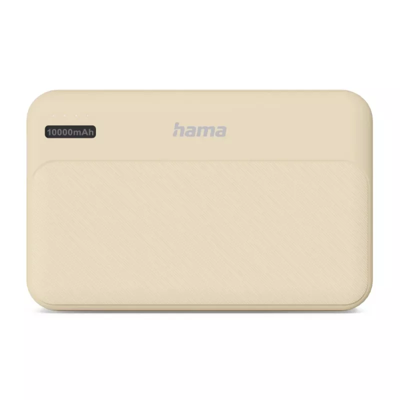 Hama Pocket 10 išorinė baterija Li-Pol 10000 mAh Smėlio spalvos