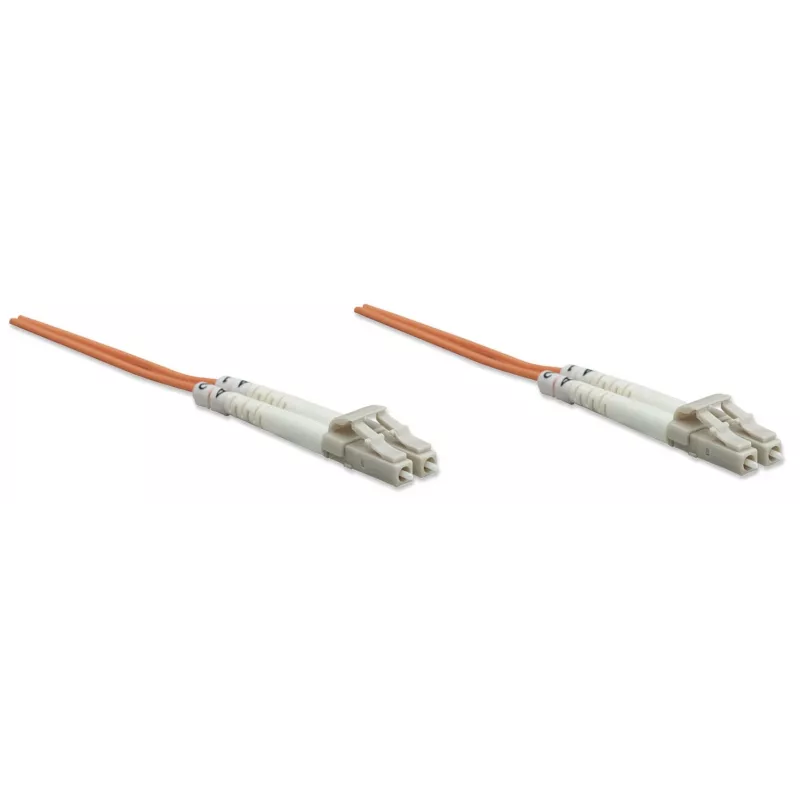 EFB Elektronik O0310.5 šviesolaidinis Duplex komutacinis kabelis, LC–LC, OM2 50/125 µm, LSZH, 5 m, oranžinis