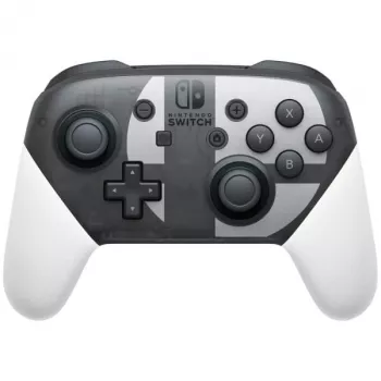 Nintendo Switch Pro valdiklis Super Smash Bros. Ultimate leidimas, juoda, pilka, balta, belaidis Bluetooth žaidimų pultas, analoginis / skaitmeninis, Nintendo Switch