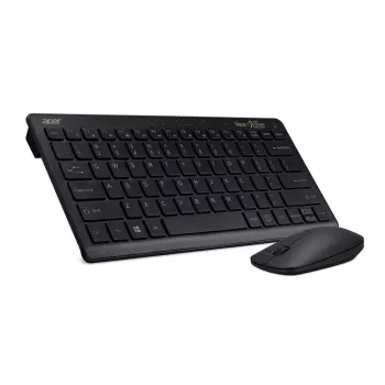 Acer belaidis klaviatūros ir pelės rinkinys Chrome, RF, QWERTY, juoda