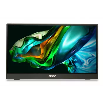 Nešiojamas monitorius Acer PM161QBbmiuux, juodas, 39,6 cm (15,6 colio), LCD, 1920 x 1080 pikselių
