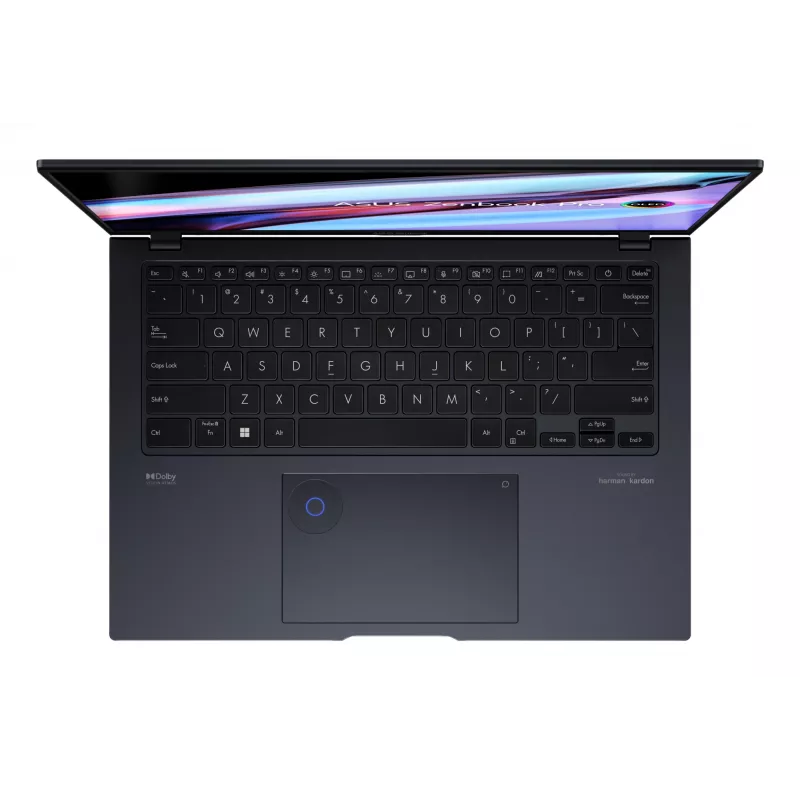 Nešiojamas kompiuteris ASUS Zenbook Pro 14 OLED UX6404VV-M9004W Intel® Core™ i7-13700H 36,8 cm (14,5 colio) jutiklinis 2,8K 16 GB DDR5-SDRAM 512 GB SSD NVIDIA GeForce RTX 4060 Wi-Fi 6E (802.11ax) Windows 11 Home Juodas