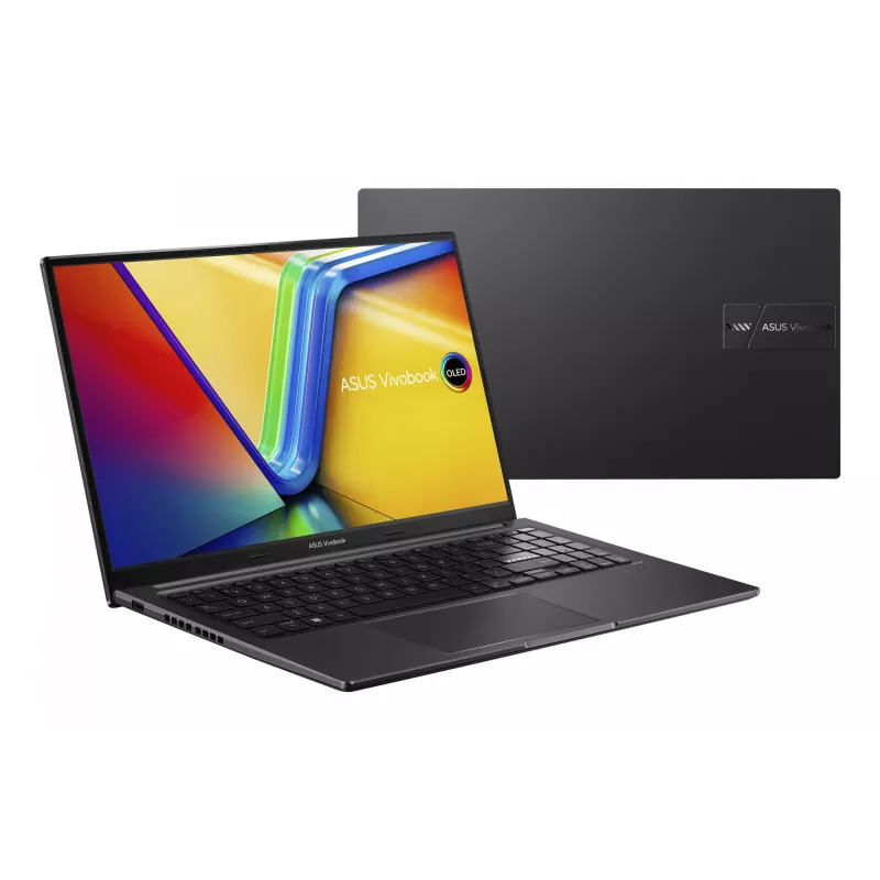 ASUS Vivobook 15 OLED M1505YA-L1394W nešiojamas kompiuteris, AMD Ryzen 7 7730U, 39,6 cm (15,6 colio) Full HD, 16 GB DDR4, 512 GB SSD, Wi-Fi 6E, Windows 11 Home, juodas
