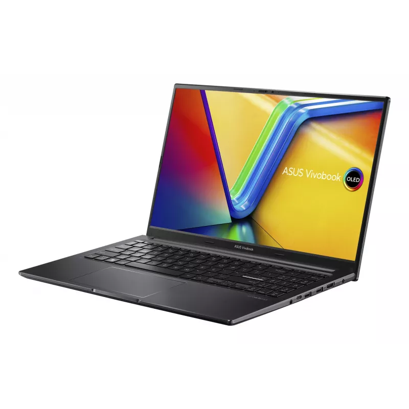 ASUS Vivobook 15 OLED M1505YA-L1394W nešiojamas kompiuteris, AMD Ryzen 7 7730U, 39,6 cm (15,6 colio) Full HD, 16 GB DDR4, 512 GB SSD, Wi-Fi 6E, Windows 11 Home, juodas