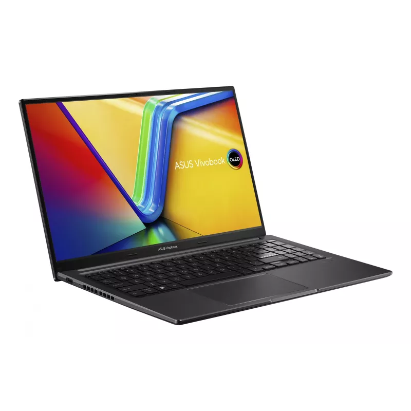 ASUS Vivobook 15 OLED M1505YA-L1394W nešiojamas kompiuteris, AMD Ryzen 7 7730U, 39,6 cm (15,6 colio) Full HD, 16 GB DDR4, 512 GB SSD, Wi-Fi 6E, Windows 11 Home, juodas