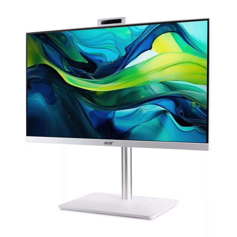 Acer Aspire C24-A WI5418 NL viskas viename kompiuteris, Intel Core 5 120U, 60,5 cm (23,8 col.) Full HD ekranas, 16 GB DDR5, 1 TB SSD, Windows 11 Home, Wi-Fi 6, Baltas