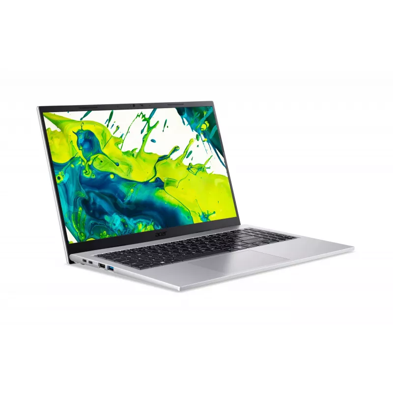 Nešiojamas kompiuteris Acer Aspire Go 15 AG15-72P-54FH Intel Core 5 120U, 39,6 cm (15,6 colio) Full HD, 16 GB DDR4, 512 GB SSD, Wi-Fi 6, Windows 11 Home, sidabrinis