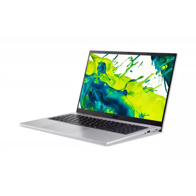 Nešiojamas kompiuteris Acer Aspire Go 15 AG15-72P-54FH Intel Core 5 120U, 39,6 cm (15,6 colio) Full HD, 16 GB DDR4, 512 GB SSD, Wi-Fi 6, Windows 11 Home, sidabrinis
