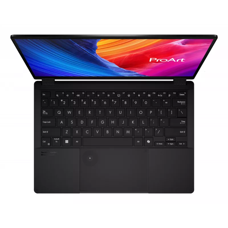 ASUS ProArt PX13 HN7306EA-LX070W Copilot+ nešiojamas kompiuteris AMD Ryzen™ AI Max+ 395 Hibridas (2-in-1) 33,8 cm (13,3 col.) liečiamas ekranas 3K 32 GB LPDDR5x-SDRAM 1 TB SSD Wi-Fi 7 (802.11be) Windows 11 Home Vokiška juoda