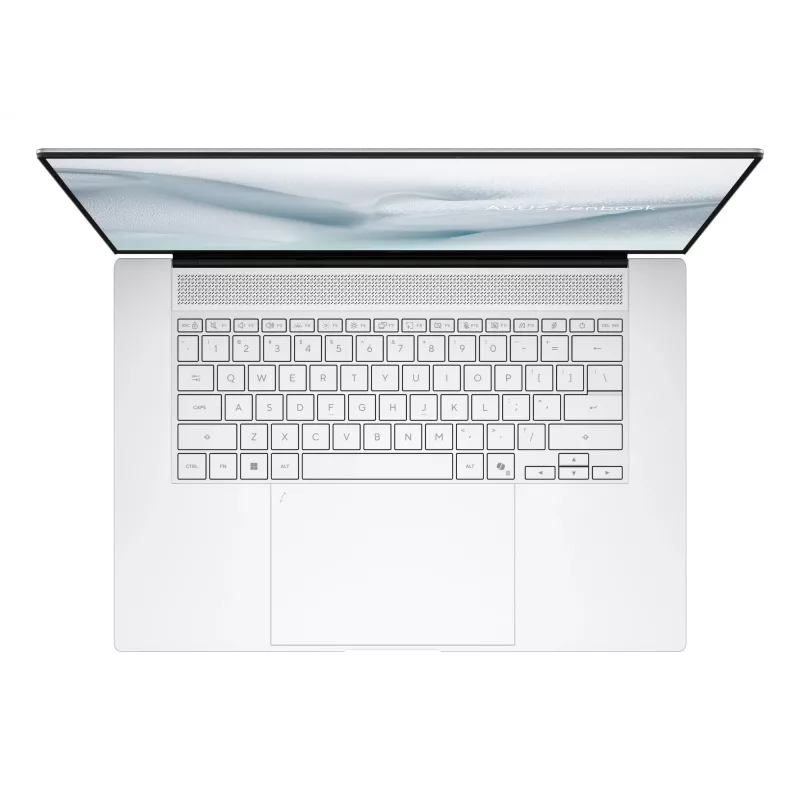 ASUS Zenbook S16 UM5606GA-SR334W Copilot+ PC nešiojamas kompiuteris AMD Ryzen AI 9 465 40,6 cm (16 colių) liečiamasis 3K ekranas 32 GB LPDDR5x-SDRAM 1 TB SSD Wi-Fi 7 (802.11be) Windows 11 Home Baltas