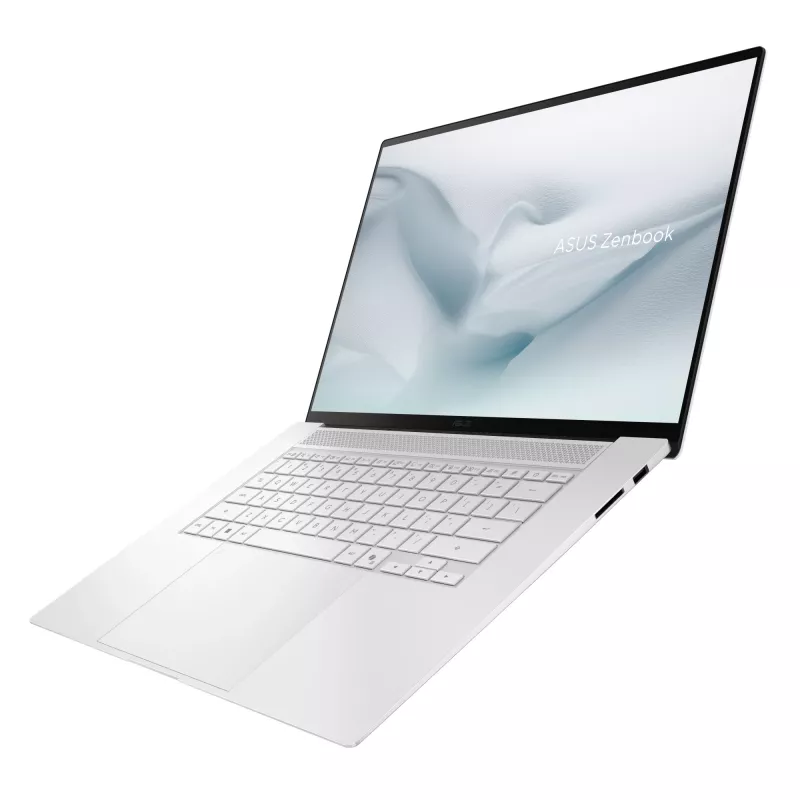 ASUS Zenbook S16 UM5606GA-SR334W Copilot+ PC nešiojamas kompiuteris AMD Ryzen AI 9 465 40,6 cm (16 colių) liečiamasis 3K ekranas 32 GB LPDDR5x-SDRAM 1 TB SSD Wi-Fi 7 (802.11be) Windows 11 Home Baltas