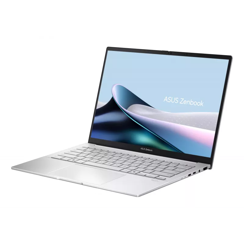 Nešiojamas kompiuteris ASUS Zenbook 14 OLED UX3405CA-QD1302W, Intel Core Ultra 7 255H, 35,6 cm (14 inch) WUXGA, 16 GB LPDDR5x, 1 TB SSD, Wi-Fi 7, Windows 11 Home, German Silver