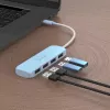 j5create JCH341EC Ekologiškas USB-C į 4 prievadų Type-A Gen 2 skirstytuvas