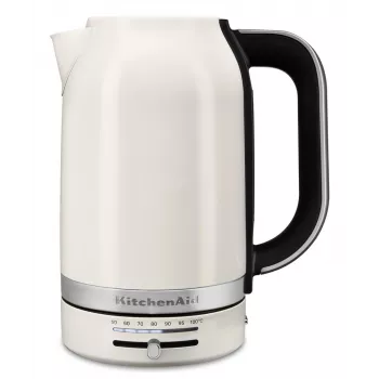 Virdulys elektrinis KitchenAid 5KEK1701EPL 1,7 L 2400 W juodas, nerūdijantis plienas, baltas
