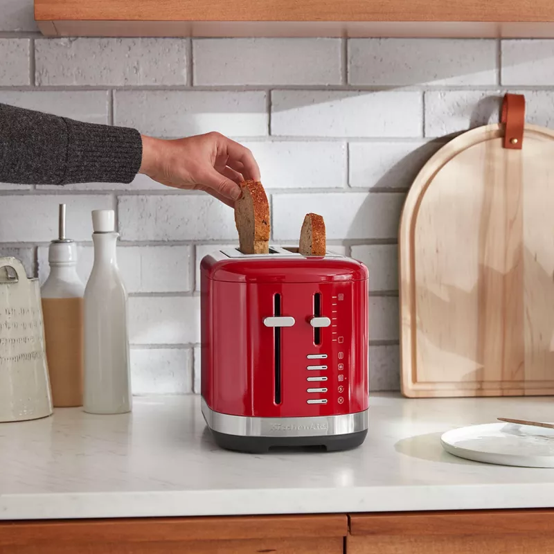 Skrudintuvas KitchenAid 5KMT2109EER 2 riekelėms 980 W juoda/raudona/nerūdijantis plienas