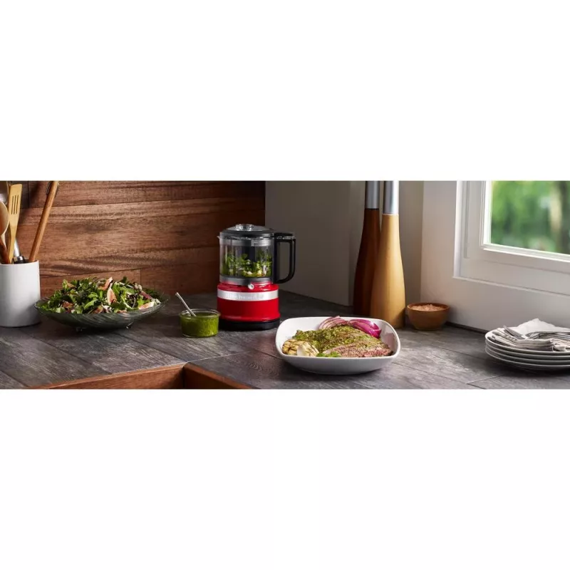 Smulkintuvas KitchenAid 5KFC3516EER 0,83 L 240 W juoda, raudona, nerūdijantis plienas