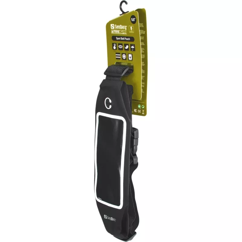 Sandberg Sport Belt Pouch 5.5'' juosmens dėklas, juodas