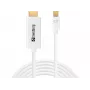 Sandberg MiniDP 1.2 > HDMI 4K 2m laidas, 2 m, Mini DisplayPort, HDMI, Kištukas, Kištukas, Baltas
