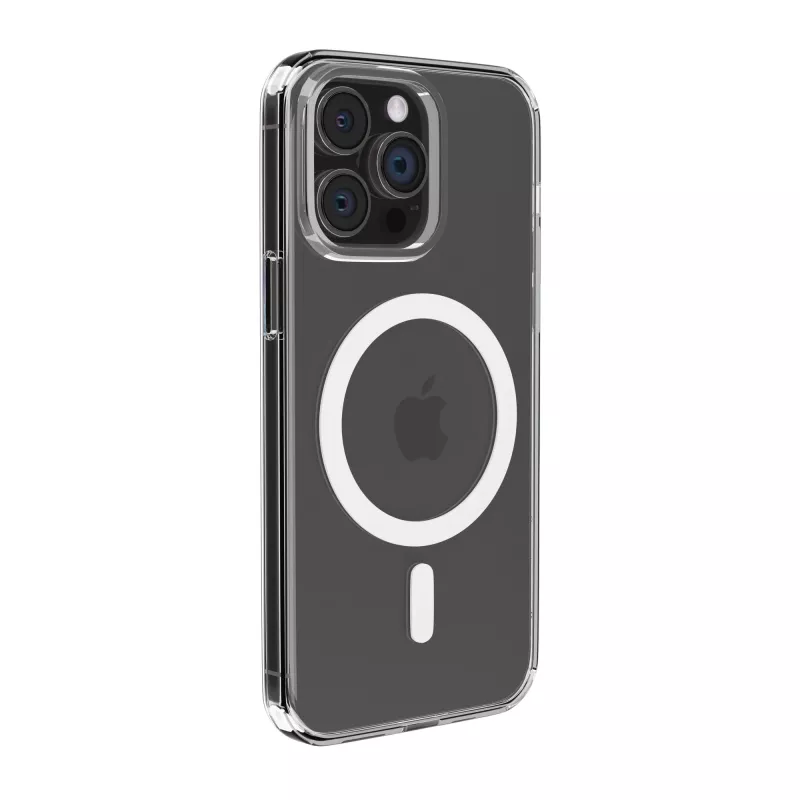 DBRAMANTE1928 IM61CL001854 permatomas baltas dėklas Apple iPhone 15 Pro, 100% perdirbtas plastikas, MagSafe