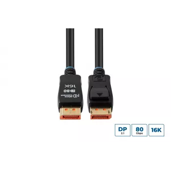Microconnect MC-DP-MMG-150V2.1 DisplayPort 2.1 kabelis, 1,5 m