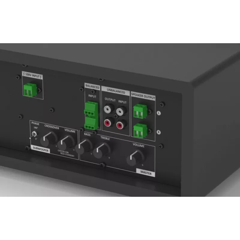 Vivolink Audiopack garsiakalbių rinkinys su 6.5 col. žemų dažnių garsiakalbiu ir 4 aukštos kokybės 40W lubiniais garsiakalbiais (ribotas paketo pasiūlymas) juodos spalvos, laidinis, 110 W