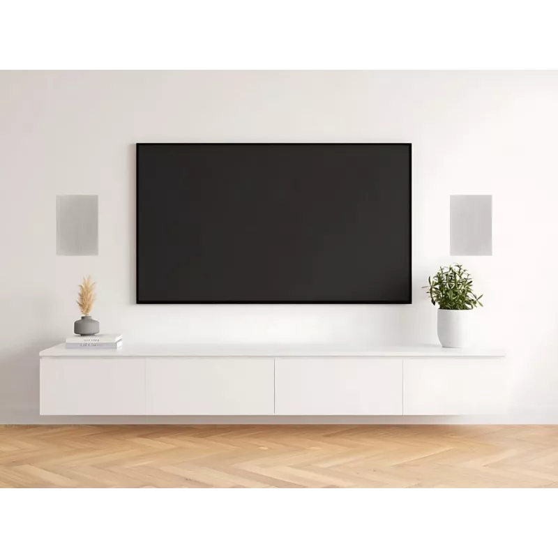 Vivolink Audiopack Subwoofer + 2 aukščiausios klasės įmontuojami sieniniai garsiakalbiai (Riboto komplekto pasiūlymas) Juoda Laidinė 110 W