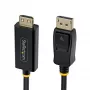 StarTech.com 2m DisplayPort į HDMI adapterio laidas su griebiančiomis jungtimis, 4K 60Hz, HDR, vienakryptis DP į HDMI vaizdo keitiklis, DP staliniam kompiuteriui prie HDMI monitoriaus