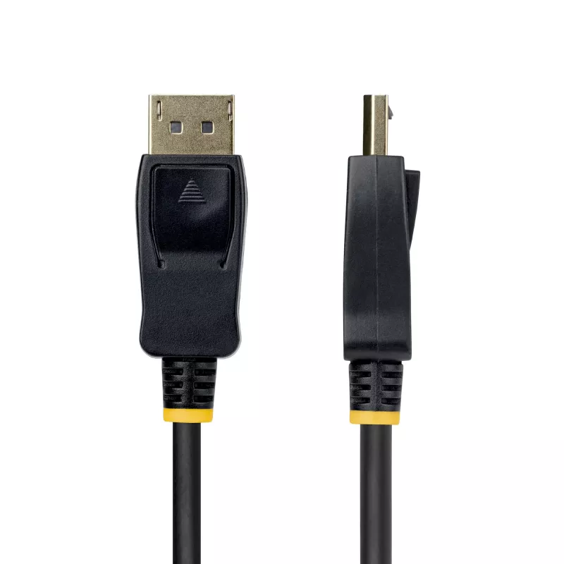StarTech.com 2m DisplayPort į HDMI adapterio laidas su griebiančiomis jungtimis, 4K 60Hz, HDR, vienakryptis DP į HDMI vaizdo keitiklis, DP staliniam kompiuteriui prie HDMI monitoriaus