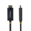 StarTech.com 2m DisplayPort į HDMI adapterio laidas su griebiančiomis jungtimis, 4K 60Hz, HDR, vienakryptis DP į HDMI vaizdo keitiklis, DP staliniam kompiuteriui prie HDMI monitoriaus