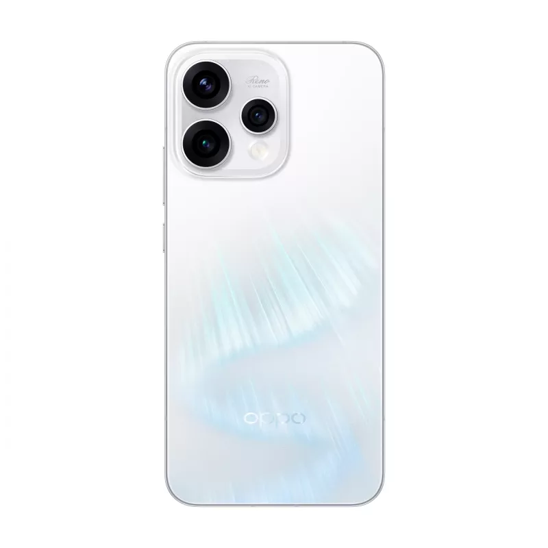 OPPO Reno15 5G 16,7 cm (6,59 colio) dvisim kortelių palaikymas Android 16.0 USB Type-C 8 GB 512 GB 6500 mAh Baltas