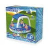 Bestway Sea Captain pripučiamas šeimos baseinas su UV Careful saulės stogeliu