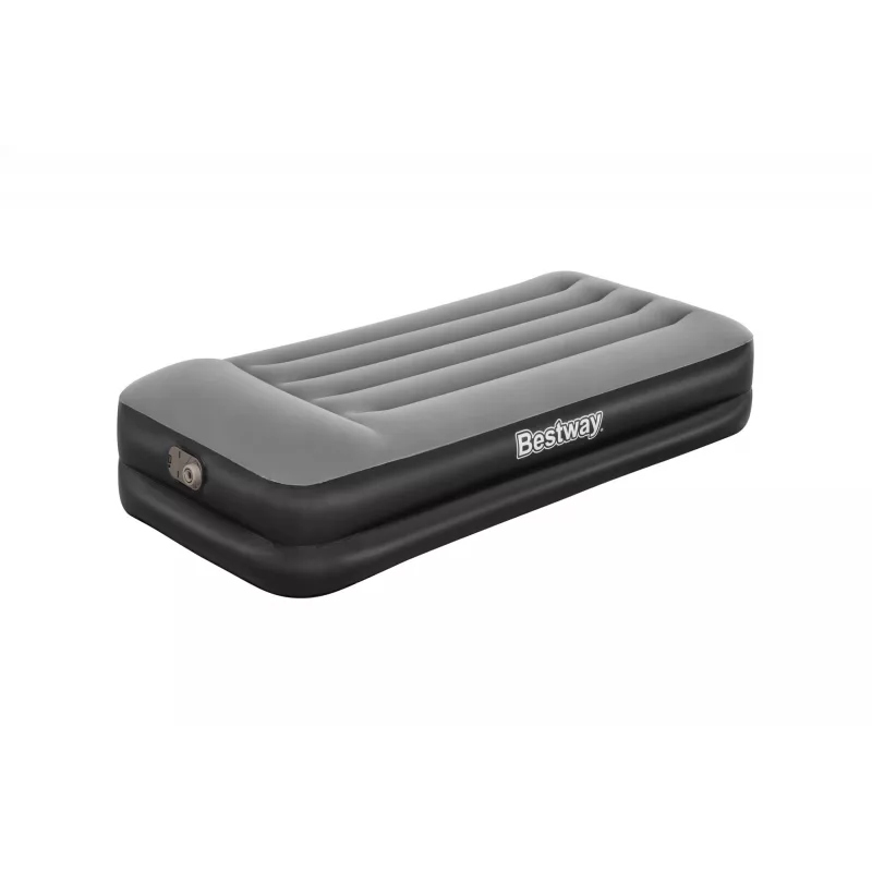 Bestway Tritech pripučiamas čiužinys Twin su įmontuotu siurbliu ir antimikrobine danga 1,91 m x 97 cm x 46 cm
