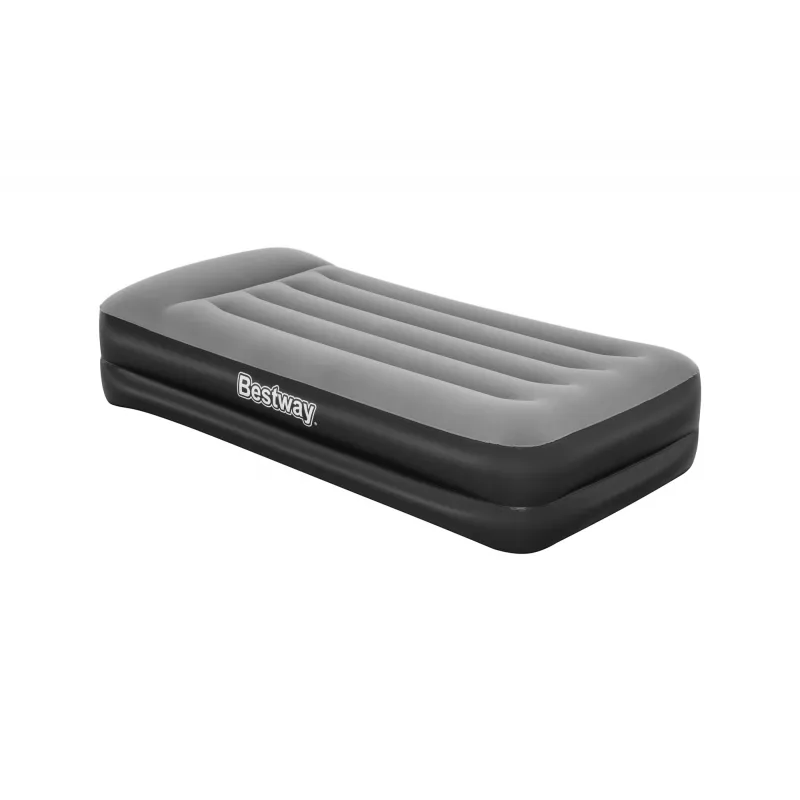Bestway Tritech pripučiamas čiužinys Twin su įmontuotu siurbliu ir antimikrobine danga 1,91 m x 97 cm x 46 cm