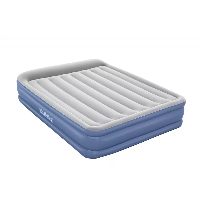 Bestway Tritech pripučiamas čiužinys Queen su įmontuotu siurbliu ir antimikrobine danga 2,03 m x 1,52 m x 46 cm