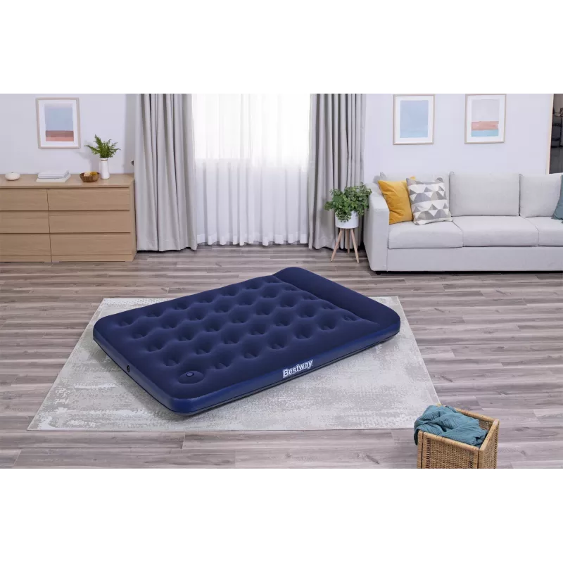Bestway pripučiamas čiužinys Full su įmontuotu kojiniu siurbliu 1,91 m x 1,37 m x 28 cm