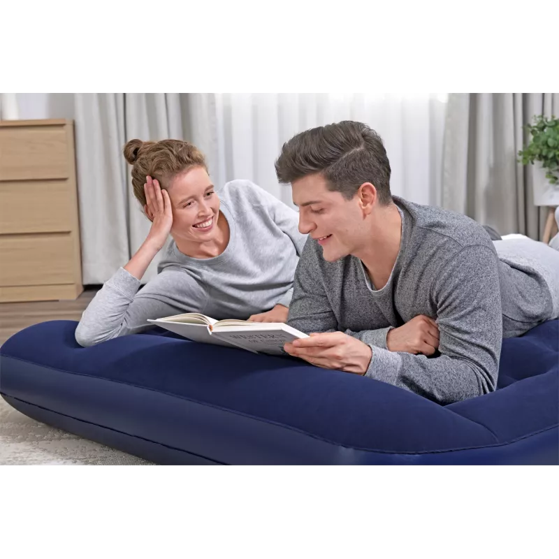 Bestway pripučiamas čiužinys Full su įmontuotu kojiniu siurbliu 1,91 m x 1,37 m x 28 cm