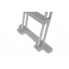 Bestway Flip & Lock kopėtėlės antžeminiam baseinui 1,32 m, pilka, metalas, plastikas, 150 kg, 4 pakopos
