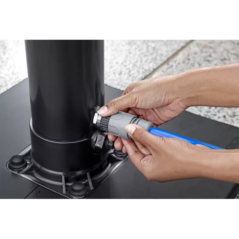 Bestway SolarFlow 8 L lauko dušas, laisvai pastatomas, juodas, nerūdijantis plienas, 8 L, EN1112, 500 mm, 500 mm