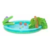 Bestway Crocodile Cove pripučiamas vandens žaidimų centras ir baseinas vaikams 2,24 m x 1,81 m x 72 cm