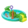 Bestway Crocodile Cove pripučiamas vandens žaidimų centras ir baseinas vaikams 2,24 m x 1,81 m x 72 cm