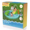 Bestway Crocodile Cove pripučiamas vandens žaidimų centras ir baseinas vaikams 2,24 m x 1,81 m x 72 cm
