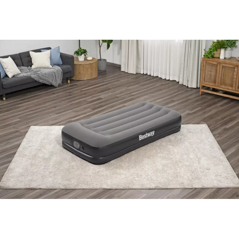 Pripučiamas čiužinys Bestway Tritech Twin su įmontuotu USB siurbliu 1,91 m x 97 cm x 36 cm